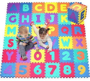 Alfombra <span class=keywords><strong>Puzle</strong></span> Niños 3 Años 26 Letras Goma Espuma Estera Juego Puzzle - Product Image 4
