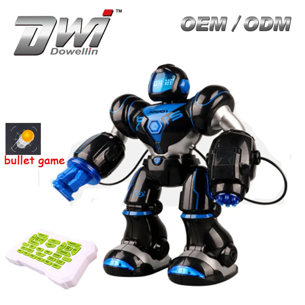 DWI wholesale rc story dance learning intelligent robot with shooting soft bullet robot