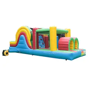 Kids Jump Castle Large Factory Commercial Outdoor Backyard Inflatable Challenge Obstacle Course