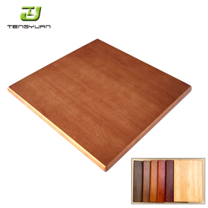 Bán buôn bảng vuông hàng đầu mộc mạc gỗ Bảng Tops Rắn Gỗ Nhà Hàng bảng Tops - Product Image 3