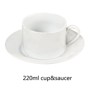 Tasse et soucoupe à expresso blanche, nouveau, maison en <span class=keywords><strong>porcelaine</strong></span>, - Product Image 4