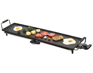 <span class=keywords><strong>Grill</strong></span> électrique <span class=keywords><strong>XXL</strong></span> Teppanyaki 1800W, surface de cuisson 90x22cm, thermostat amovible - Product Image 1