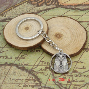 Nueva <span class=keywords><strong>moda</strong></span> hombres llaverotutankamón egipcia <span class=keywords><strong>king</strong></span> tut Colgantes de la Cadena Dominante Del CocheAnillo de Soporte Para regalo - Product Image 2