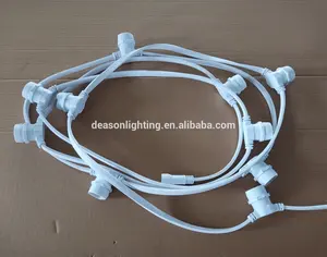 festoon lighting white cable