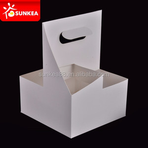 2 paket 4 paket tek kullanımlık karton kahve kupası tutacağı karton içecek taşıyıcı saplı - Product Image 2