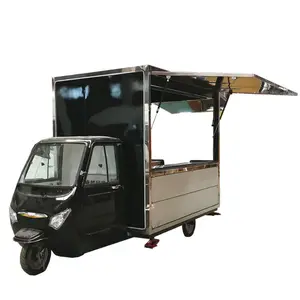 ice cream hot dog electric fast food cart tricycle for sale