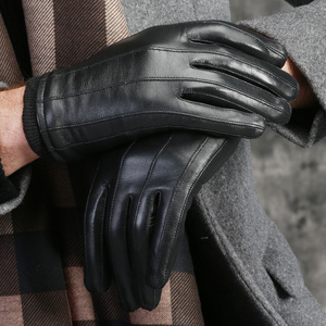 Guantes de piel de oveja para hombre, de seguridad, para conducir, al por mayor - Product Image 1