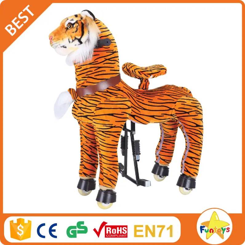 Funtoys CE caballo de juguete con ruedas, caballito de madera decorativos, caballo mecánico