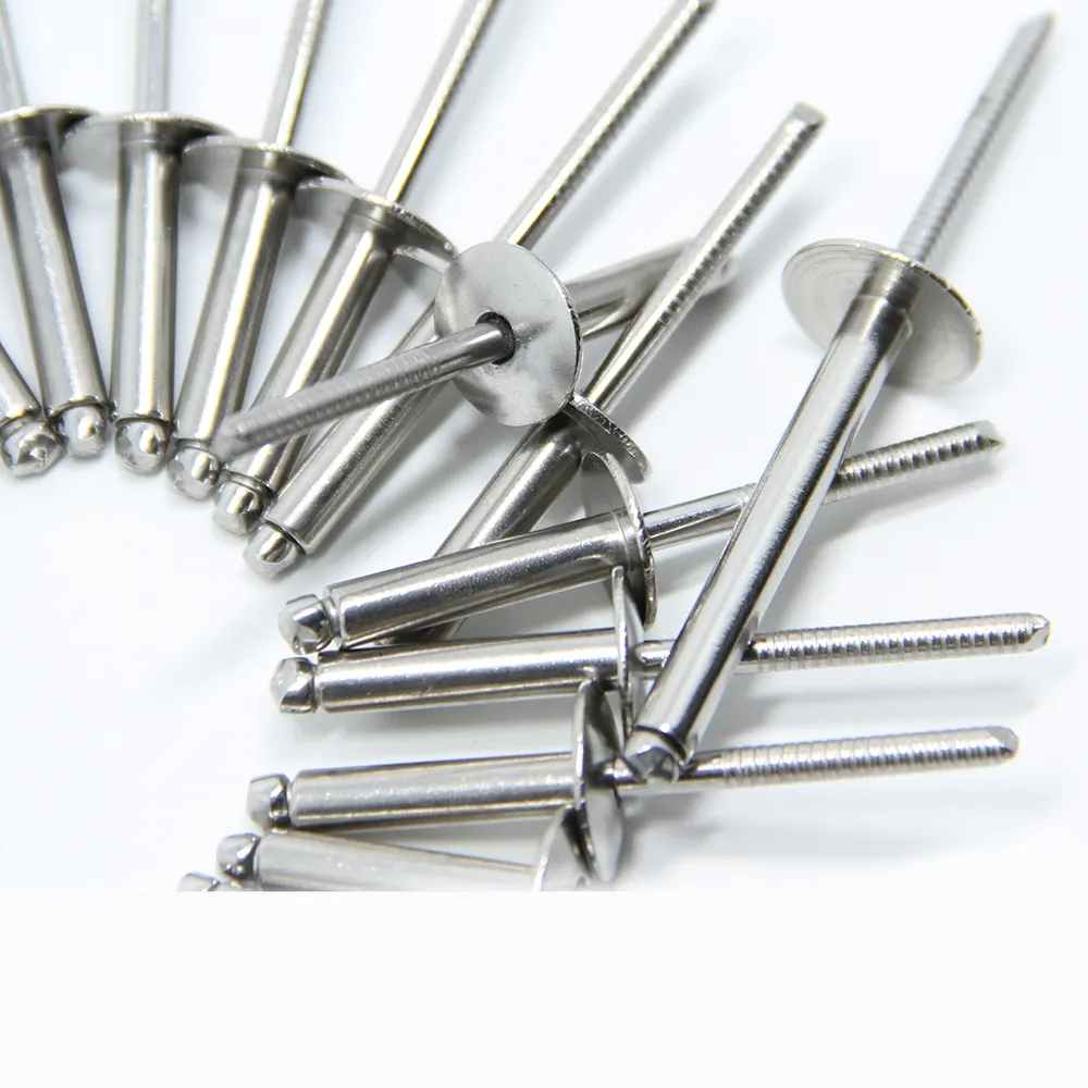 High quality 304 SS aluminum round head pop core-pulling blind rivets for machinery