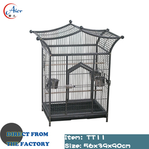 Rahat kuş evleri beyaz tohum Catcher ahşap dekorasyon düğün için büyük Metal kafesleri - Product Image 5