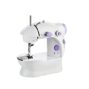 Mini máquina de coser para uso doméstico, brazo largo, industrial, singer, overlock, punto de bloqueo, peluca eléctrica, mariposa, cuero, precio