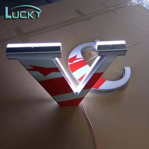 Bellissimo Logo Retroilluminato a LED Personalizzato Lettere 3D Logo Aziendale <span class=keywords><strong>Alfabeto</strong></span> LED - Product Image 6