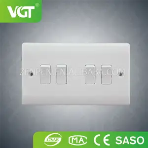 VGT hecho en China excelente material Hotel panel de interruptores de control de la iluminación