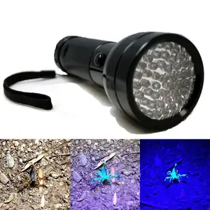 51 LED blacklight 365nm الأشعة فوق البنفسجية مصباح ليد جيب