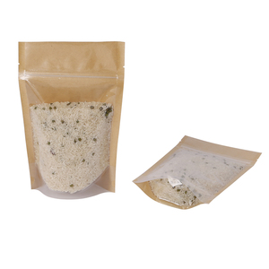 Thực Phẩm Lớp Zip Khóa Đứng Lên Túi Một Nửa Nhựa Trong Suốt Đứng Lên Túi - Product Image 2