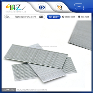 Galvanzied alambre y cinta de acero recubierto de alta calidad ST clavos brad uñas - Product Image 6