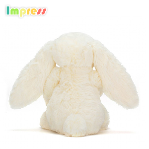 Super soft bello <span class=keywords><strong>bianco</strong></span> comodità del bambino della ragazza <span class=keywords><strong>coniglio</strong></span> farcito <span class=keywords><strong>peluche</strong></span> - Product Image 2