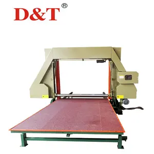 D & t máquina de corte de esponja cnc, máquina de corte de espuma rígida horizontal de borracha de espuma automática
