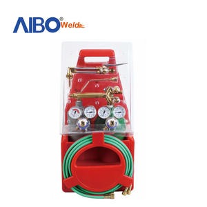 معدات لحام/قطع/لحام بالغاز محمولة متوسطة/ثقيلة مع حامل بلاستيكي للحمل بالإضافة إلى خزانات أكسجين وأسيتيلين - Product Image 4