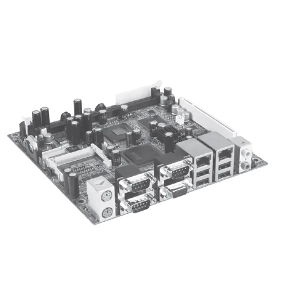 SBY C86836 Mini ITX SBC Tertanam Intel Atom N270 945GSE + ICH7M DualView 6 COM dan Dual LAN LVDS PCI Slot untuk Axiomtek