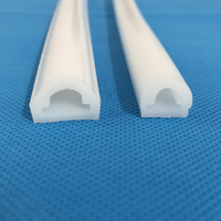 US-N0915 Néon Flexible Laiteux Conduit tube de silicone diffuseur tuyau En Caoutchouc Led Profilé pour la bande menée