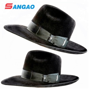 Borsalino Fedora Rouge à Carreaux - Taille US 7 3/8 - Neuf Avec étiquettes