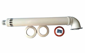 Tuyau de <span class=keywords><strong>cheminée</strong></span>/coffret de fumée/coffret de fumée coaxial en aluminium de haute qualité pour chaudière à gaz murale - Product Image 3