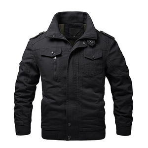 Giacca a vento giacca da lavoro da arrampicata all'aperto Bomber in cotone lavato, giacche da Safari personalizzate, cappotti da uomo capispalla - Product Image 5