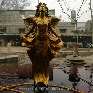 Modernen garten Leben- Größe bronzestatue bfsn- d337 - Product Image 1