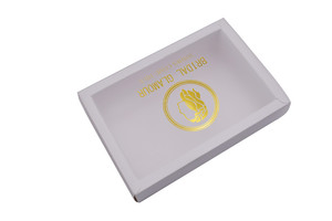 Matte tay áo hộp giấy Hộp quà tặng mỹ phẩm sang trọng nến thủy tinh vẻ đẹp sản phẩm bao bì đóng gói hộp với cửa sổ trong suốt - Product Image 4