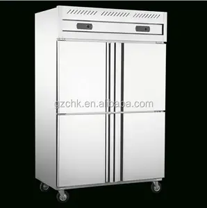 Refrigerator ce approval 4 door upright 1000l freezer chiller cn gua 4 stainless steel commercial refrigerator