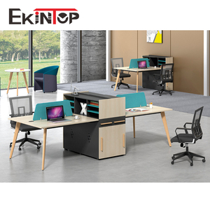 De Madera centro de la estación de trabajo móvil computadora de partición de oficina de la estación de trabajo de escritorio para cubículos fabricante de muebles de oficina - Product Image 6