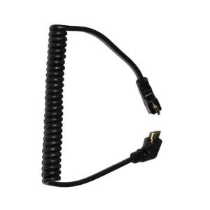 spring coiled micro usb to micro usb charging cable