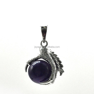 2016 Productos De Moda Semi Piedra Preciosa 15 MM Esfera Colgante <span class=keywords><strong>Dragon</strong></span> Claw - Product Image 4
