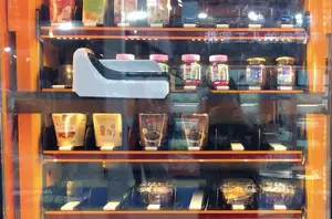 Hot Food Fast Food Sandwich Met Lift Snack Bevroren Eten Automaat Samsung Betalen