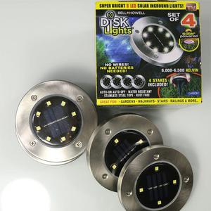 LED Solar <strong>Ground</strong> <strong>Lights</strong> <strong>for</strong> Outdoor Garden <strong>for</strong> Pathway Driveway Lawn Walkway Disk Underground Lighting with IP65 Rating - Product Image 5