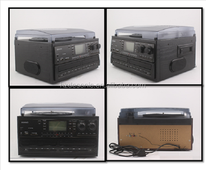 Giradischi <span class=keywords><strong>Vintage</strong></span> con Doppio Lettore CD, Giradischi con Lettore Cassette e USB - Product Image 6