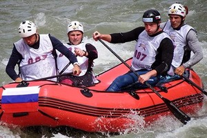 Raft gonflable pour rivière à eaux vives certifié CE Magic MJK-335R, 1,8 mm PVC, 3,35 m, pour utilisation en grotte karstique, capacité 4 personnes - Product Image 2