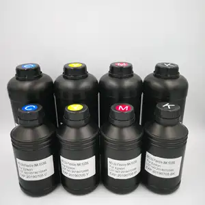 Tinta curável uv b/c/m/y/branco/vanish, usado para konica 1024i 13pl