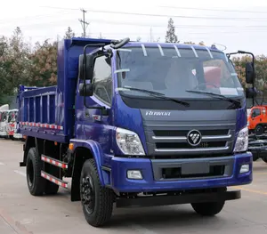 Truk Lampu Foton 4 Meter, Truk Sampah Dump Truck Harga Rendah untuk Dijual