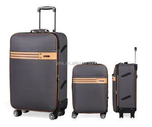 स्टाइलिश पहिएदार ट्राली के साथ सामान यात्रा बैग और पु यात्रा ट्राली सामान बैग