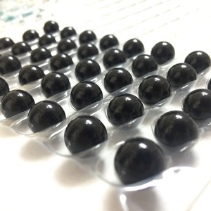 Đen 1mm 2mm 3mm 4mm 5mm hạt ngọc trai thủy tinh - Product Image 6