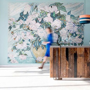 Thời Trang Phòng Khách Hoa Handcut Kính Tường Bức Tranh Tường Bảng Điều Chỉnh NGHỆ THUẬT Mosaic - Product Image 4