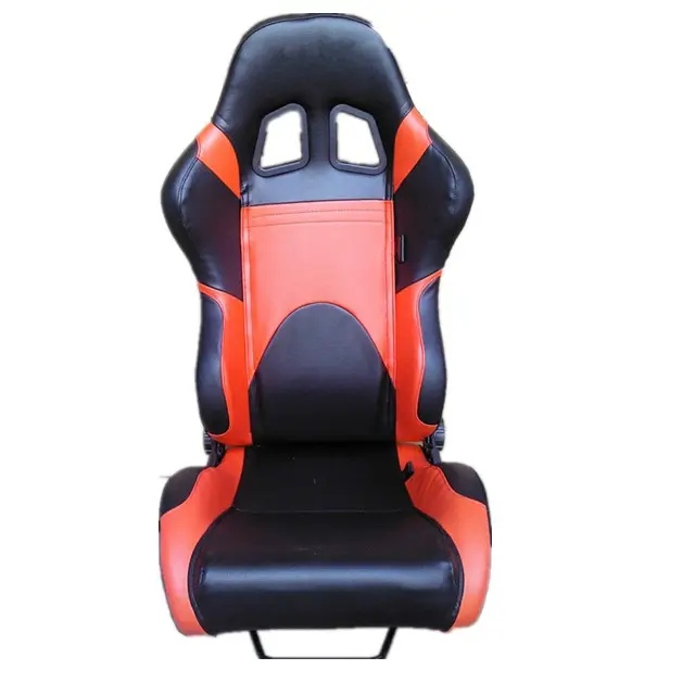 Kullanımı SY1008 spor yarış koltuğu PVC tek kaymak ve çift ayarlayıcı için yetişkin siyah & turuncu standart CN;ZHE 1008 SY