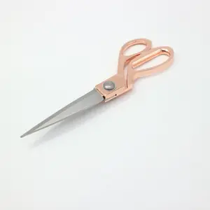 Rose Gold Metal 8.5 Inch Wholesale Modern design office Student Kids DIY Use Scissor