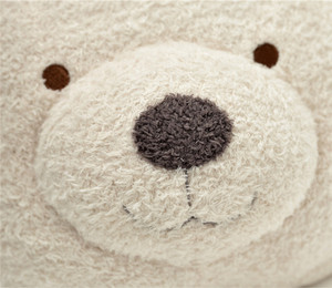 Adorable Mochila con Forma <span class=keywords><strong>de</strong></span> Cabeza <span class=keywords><strong>de</strong></span> Oso <span class=keywords><strong>de</strong></span> Peluche para Niños, Venta al por Mayor, Personalizada, Linda, <span class=keywords><strong>de</strong></span> Peluche, Suave, para Bebés, Blanca - Product Image 6