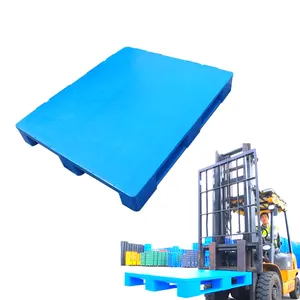 Stackable 3 skids पैलेट plastique 1200*1000*150/टिकाऊ फ्लैट शीर्ष प्लास्टिक pallets