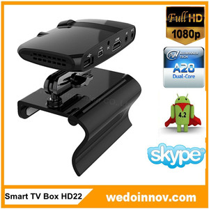 Allwinner a20 tv caja de <span class=keywords><strong>contex</strong></span> a7 smart android tv 4.2 hd22 box set top box con la cámara 1g/8g - Product Image 1