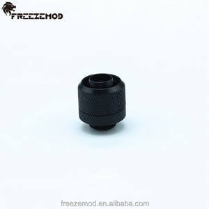 ID10mm OD16mm تركيب النحاس الأصفر تركيب مياه التبريد مع موضوع G1/4 ". RGKN-B38H - Product Image 4