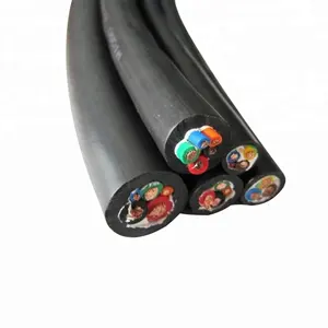 Cable de alimentación de goma eléctrico impermeable para exteriores bajo el agua 3 núcleos 1.5mm2 - 35mm2 fabricantes ISO de 1. 5m2-35mm2